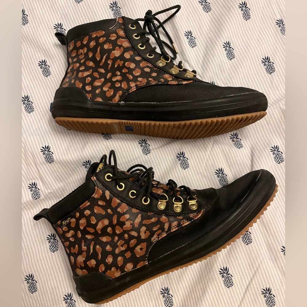 Keds Water Resistant Leopard Boots